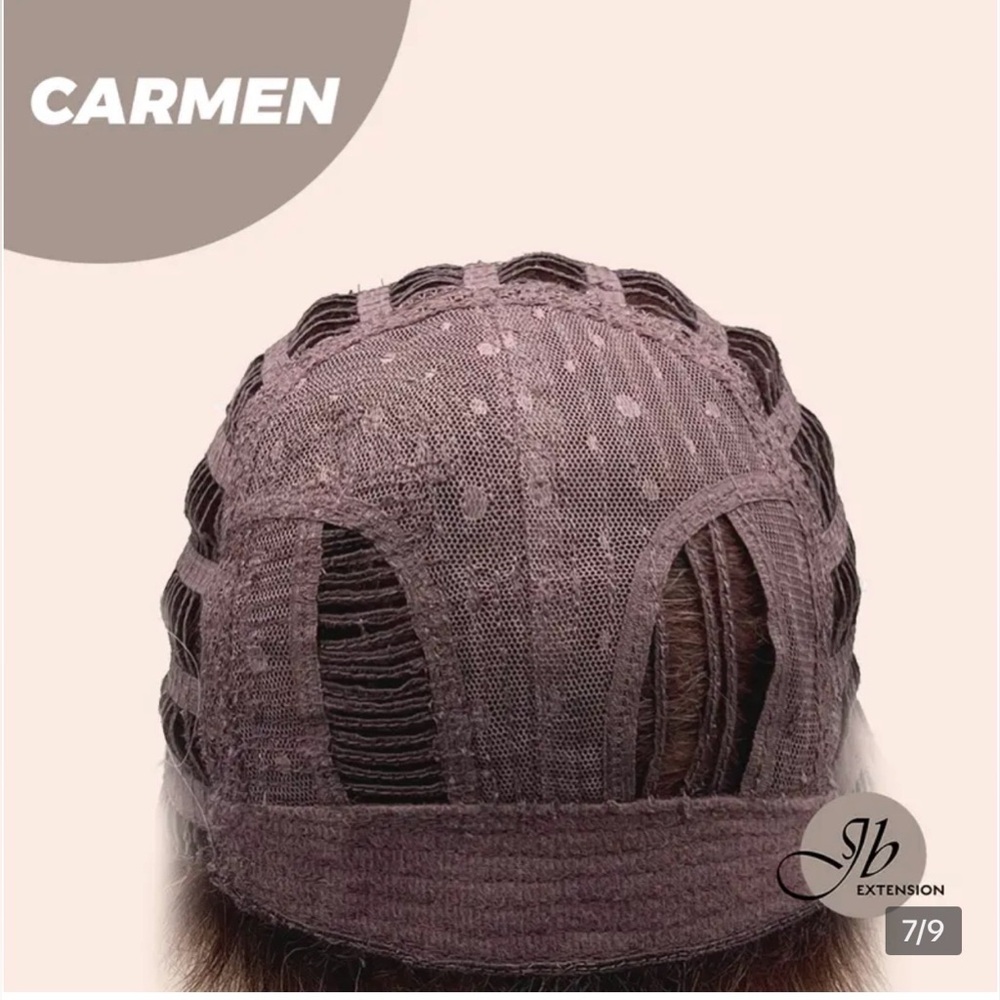 Carmen - Short Silver Bob Wig by JB Extension - Picture 7 of 16